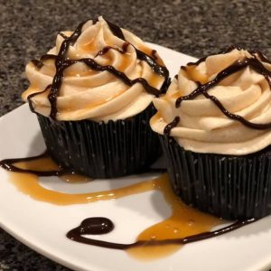 salted caramel cupcakes